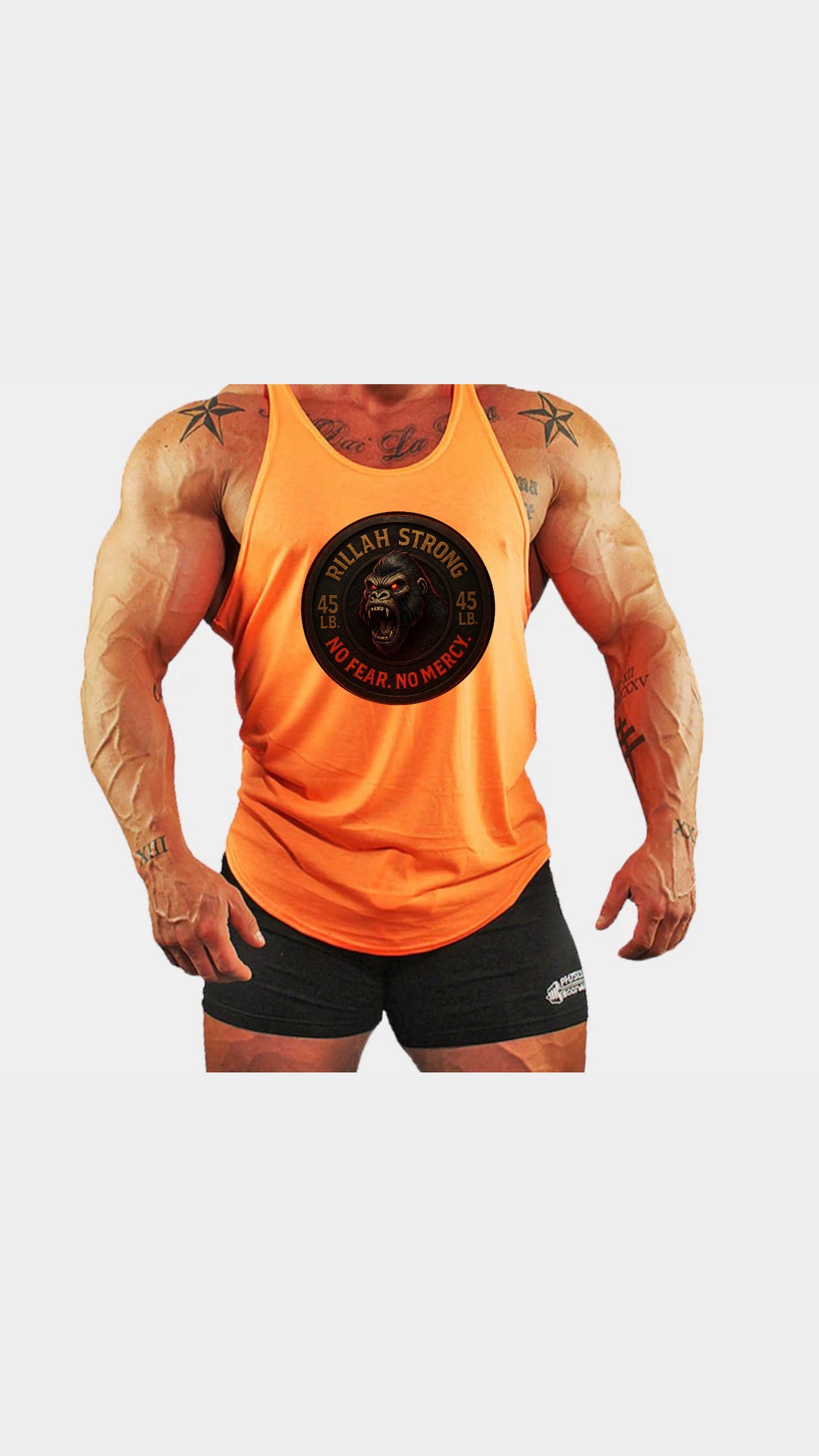 Y Back Tank Tops Side Gorilla