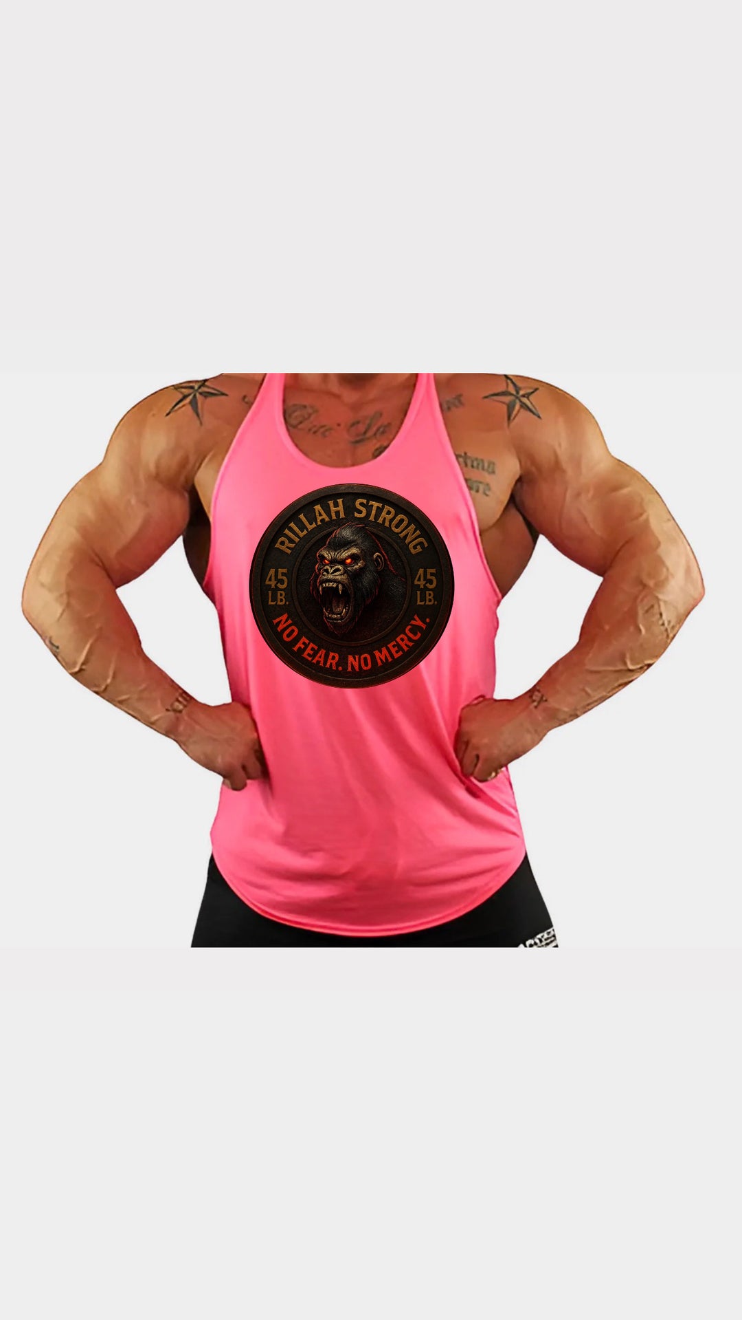 Y Back Tank Tops Side Gorilla