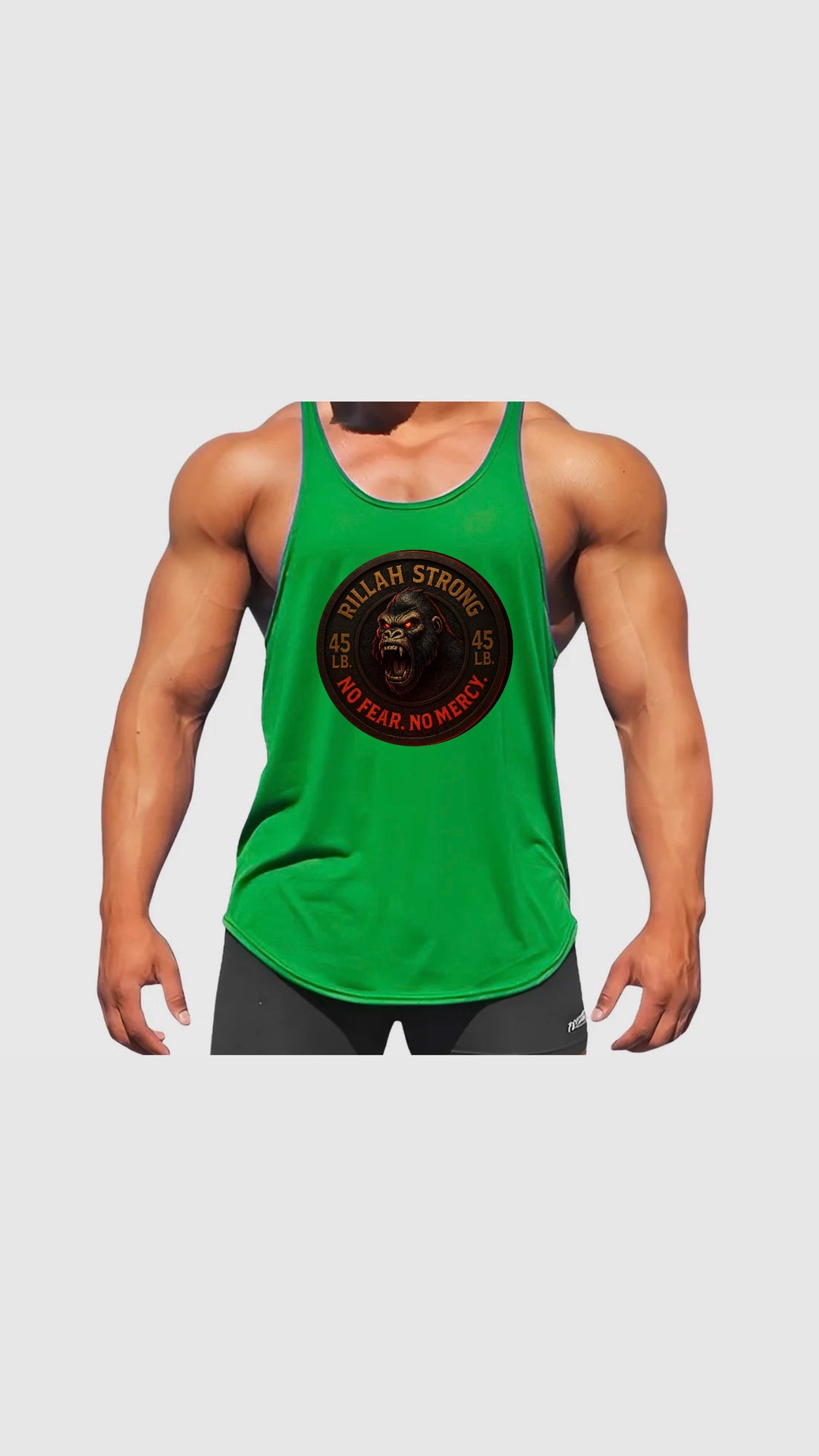 Y Back Tank Tops Side Gorilla