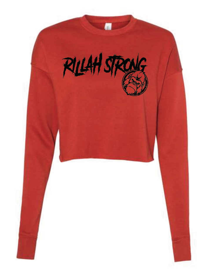 Aggressive Rillah Strong women’s crop sweater
