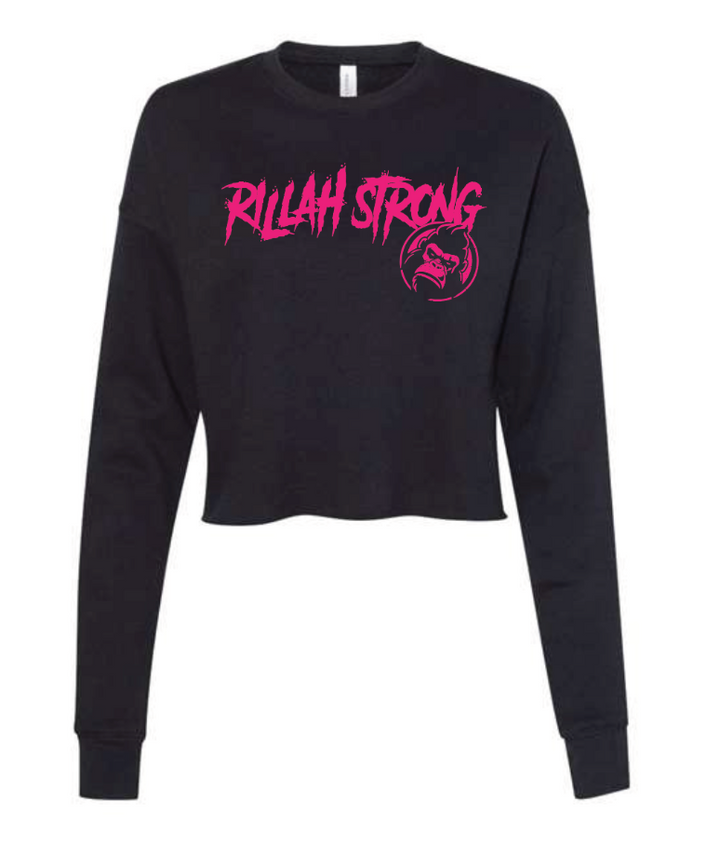 Aggressive Rillah Strong women’s crop sweater