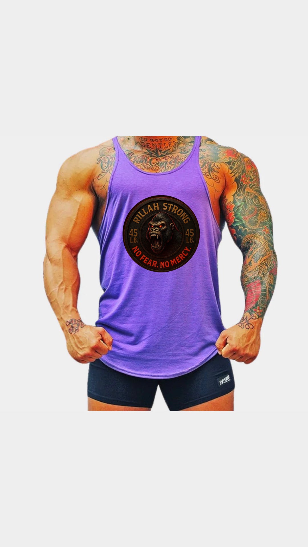 Y Back Tank Tops Side Gorilla