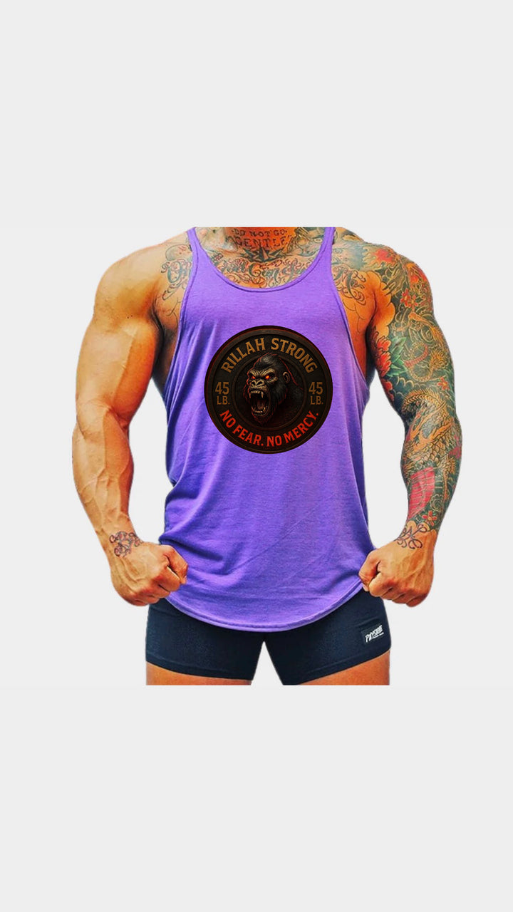 Y Back Tank Tops Side Gorilla