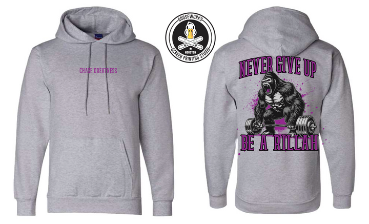 Chase Greatness Rillah Strong Hoodies