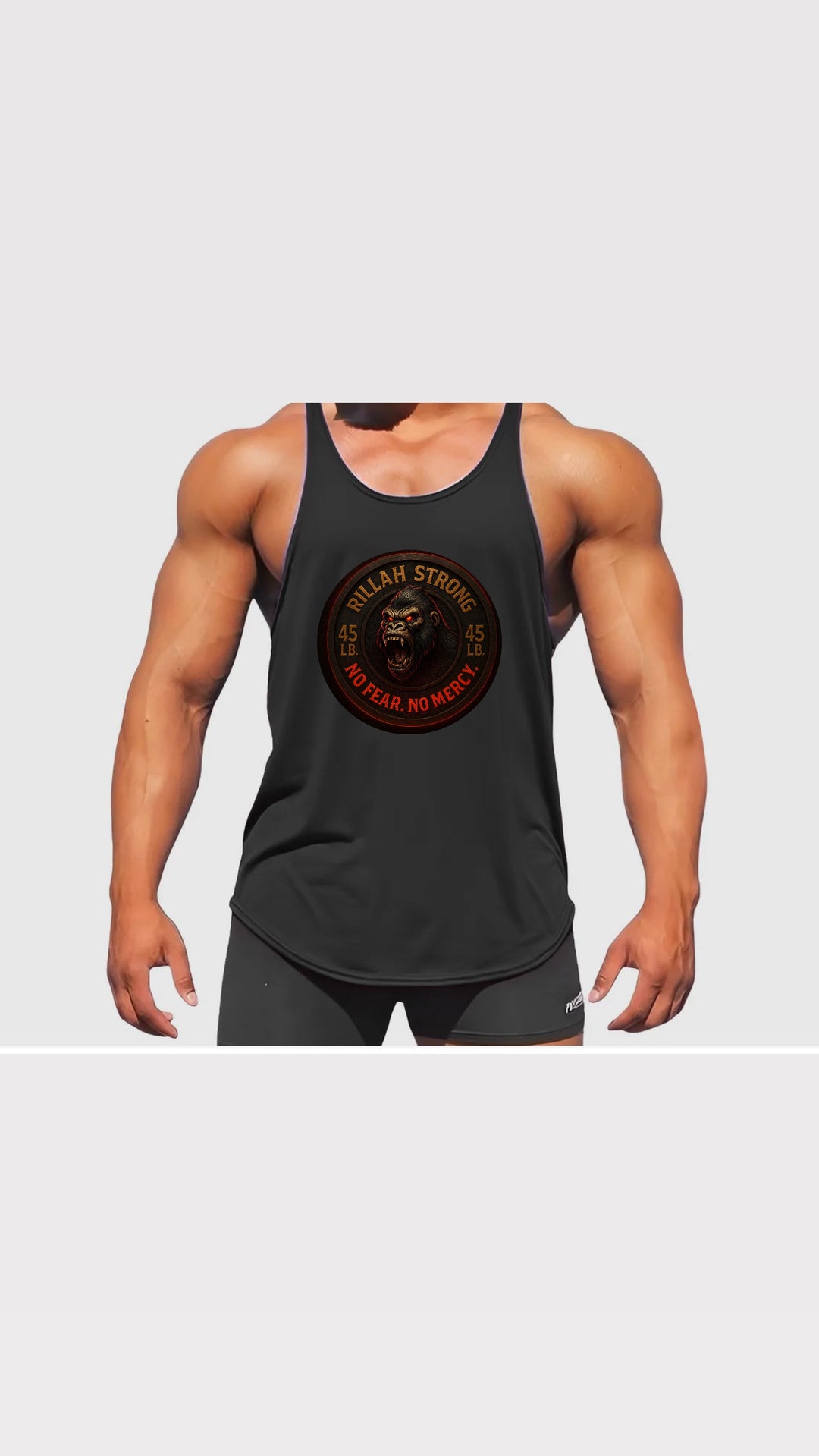 Y Back Tank Tops Side Gorilla