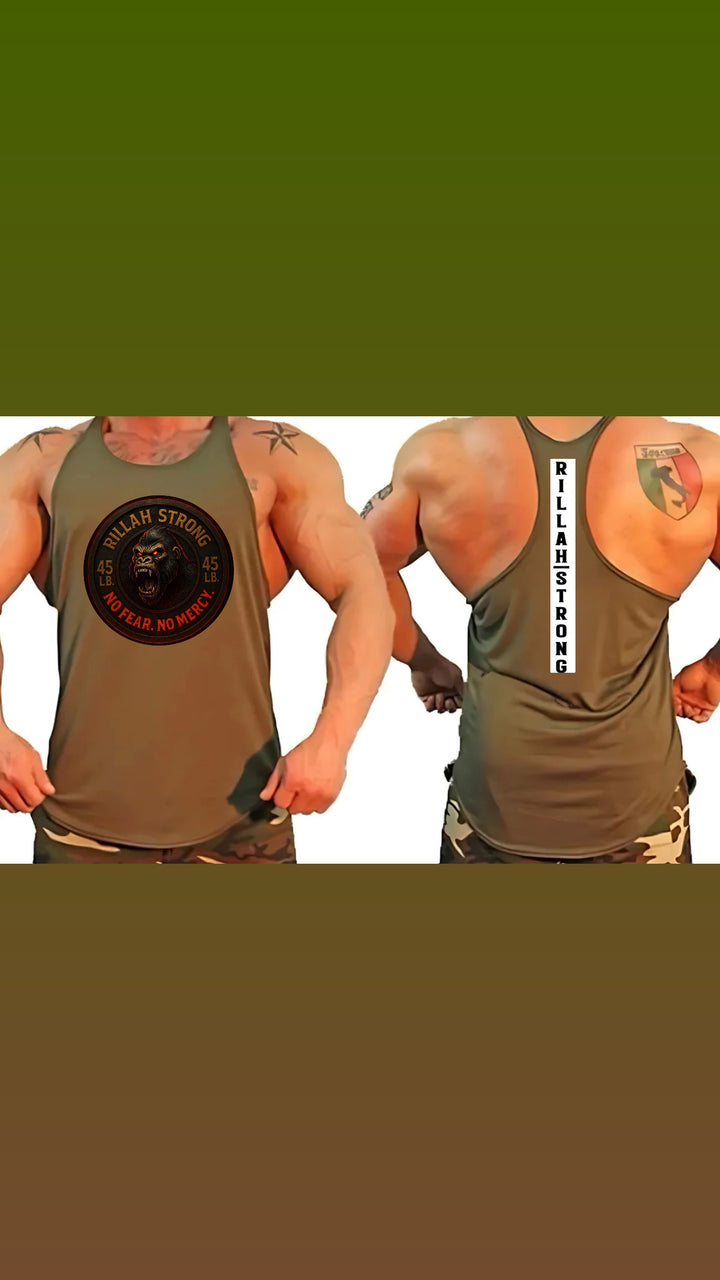 Y Back Tank Tops Side Gorilla