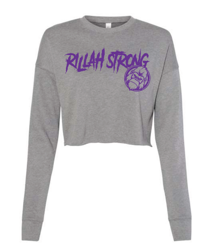 Aggressive Rillah Strong women’s crop sweater