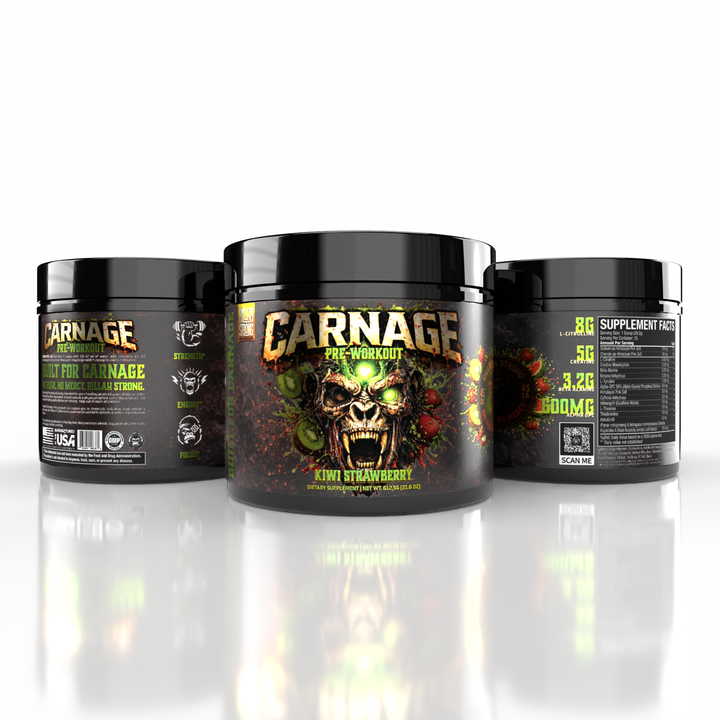 Carnage Pre Workout - Kiwi Strawberry