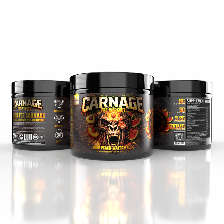 Carnage Pre Workout - Sour Peach Watermelon