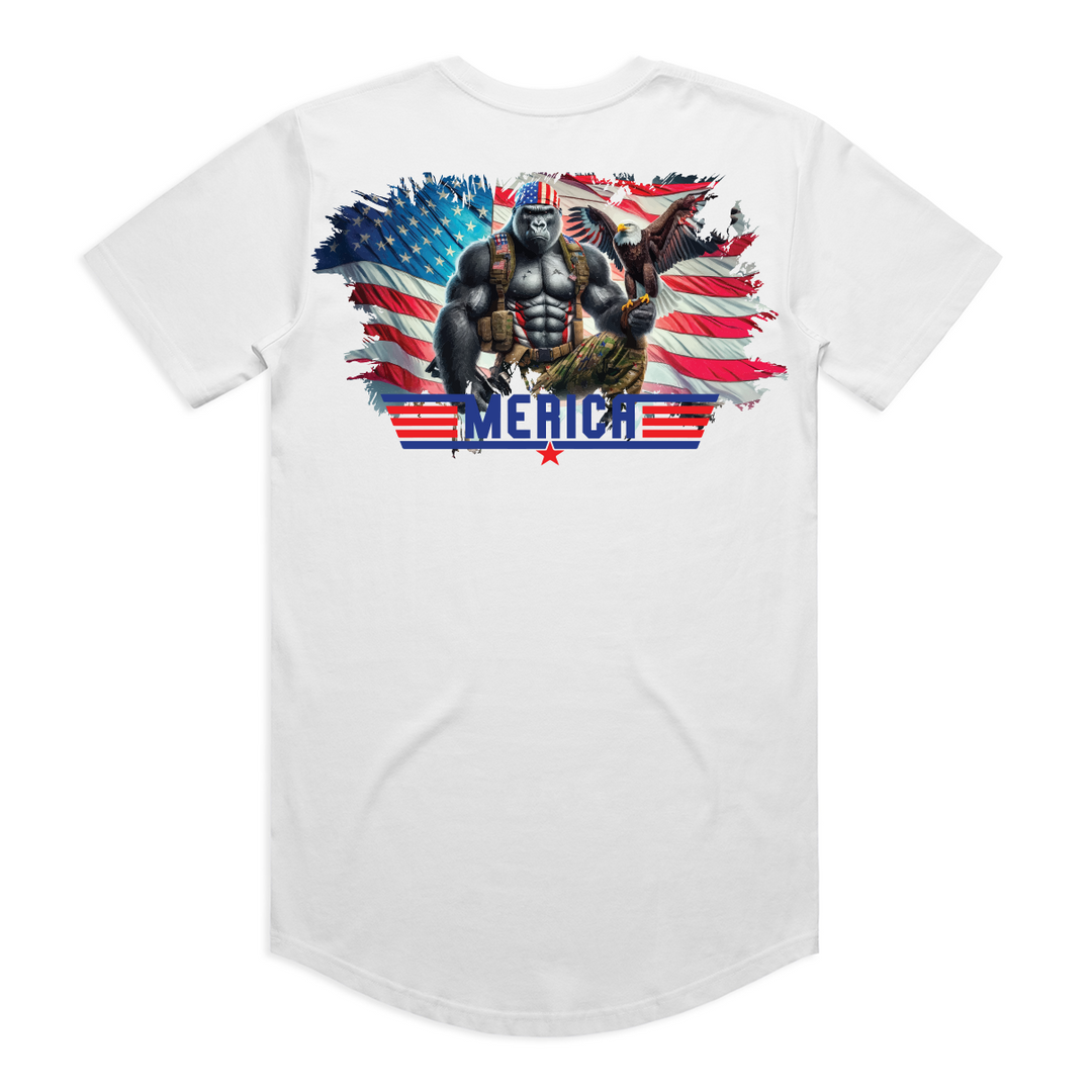 Drop Cut Rillah Strong Top Gun Tee