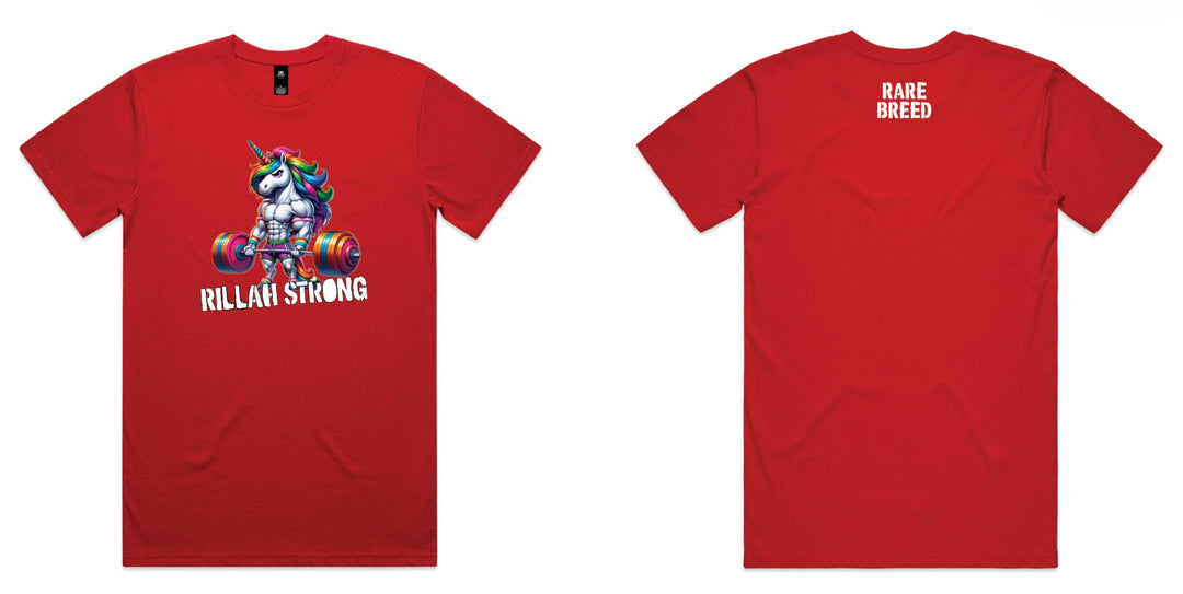 Rare Breed Unicorn Tee-Red