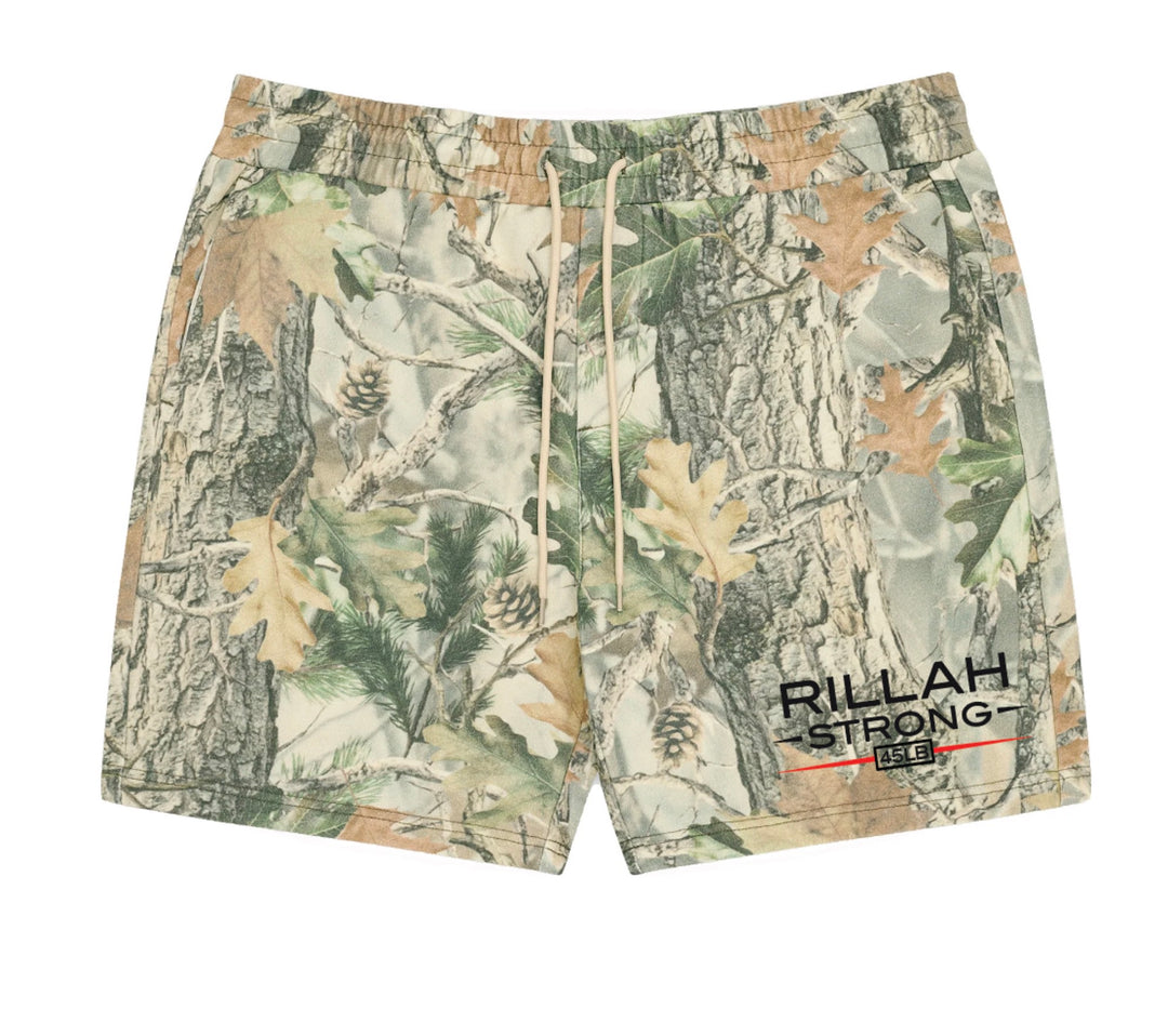 Rillah Thick Shorts Wood Camo