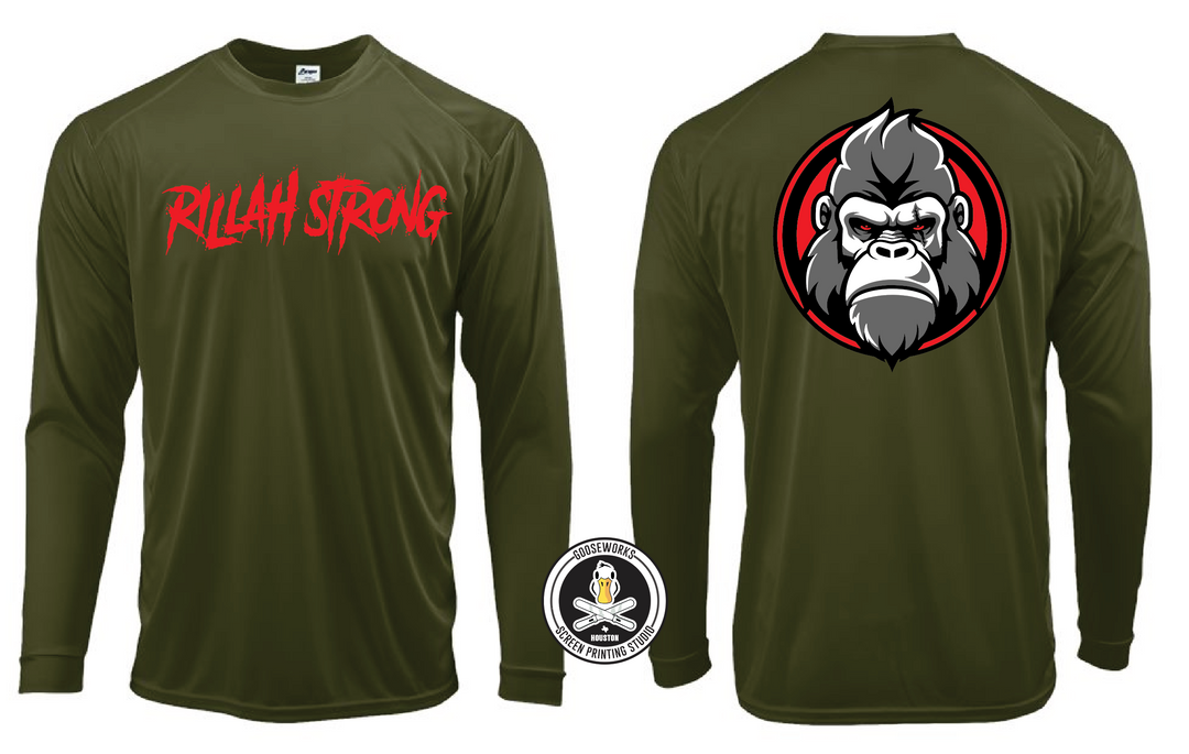 Rillah Strong Islander Long Sleeve Performance Tee
