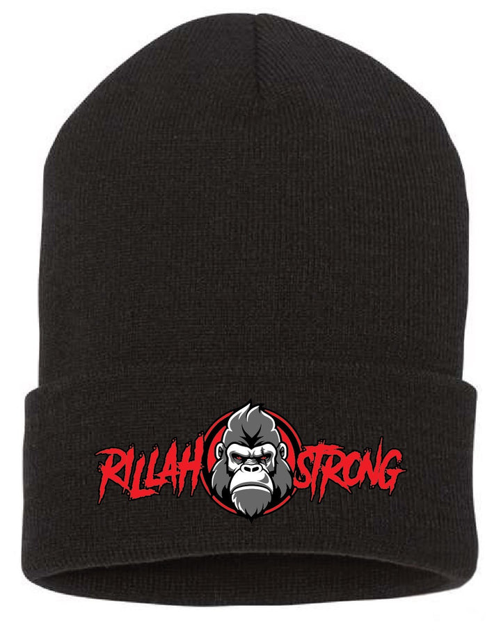 Rillah Black Cuff Beanie