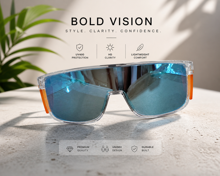 Rillah Bold Sunglasses (Blue)