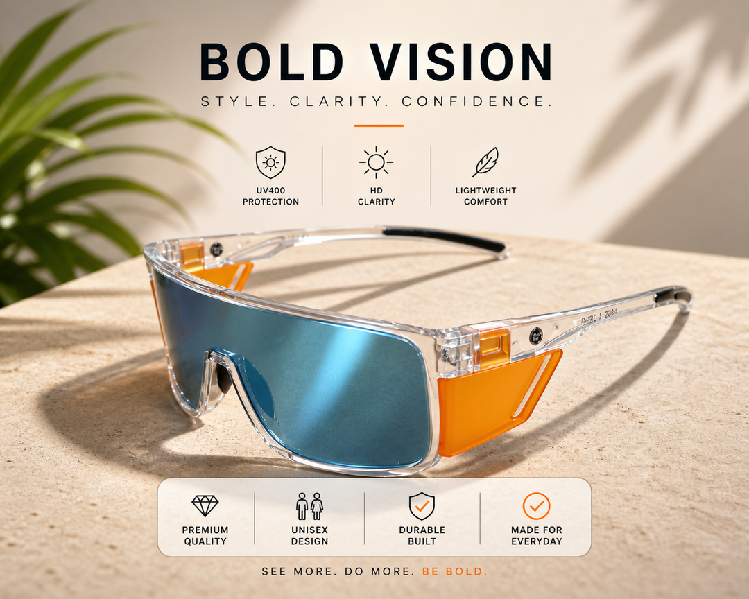 Rillah Bold Sunglasses (Blue)