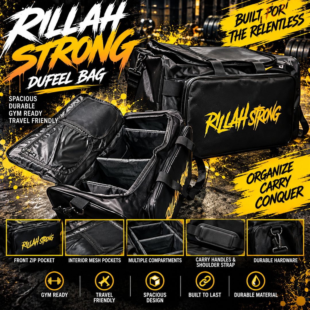 Rillah Mid Size Duffle-Black/Gold