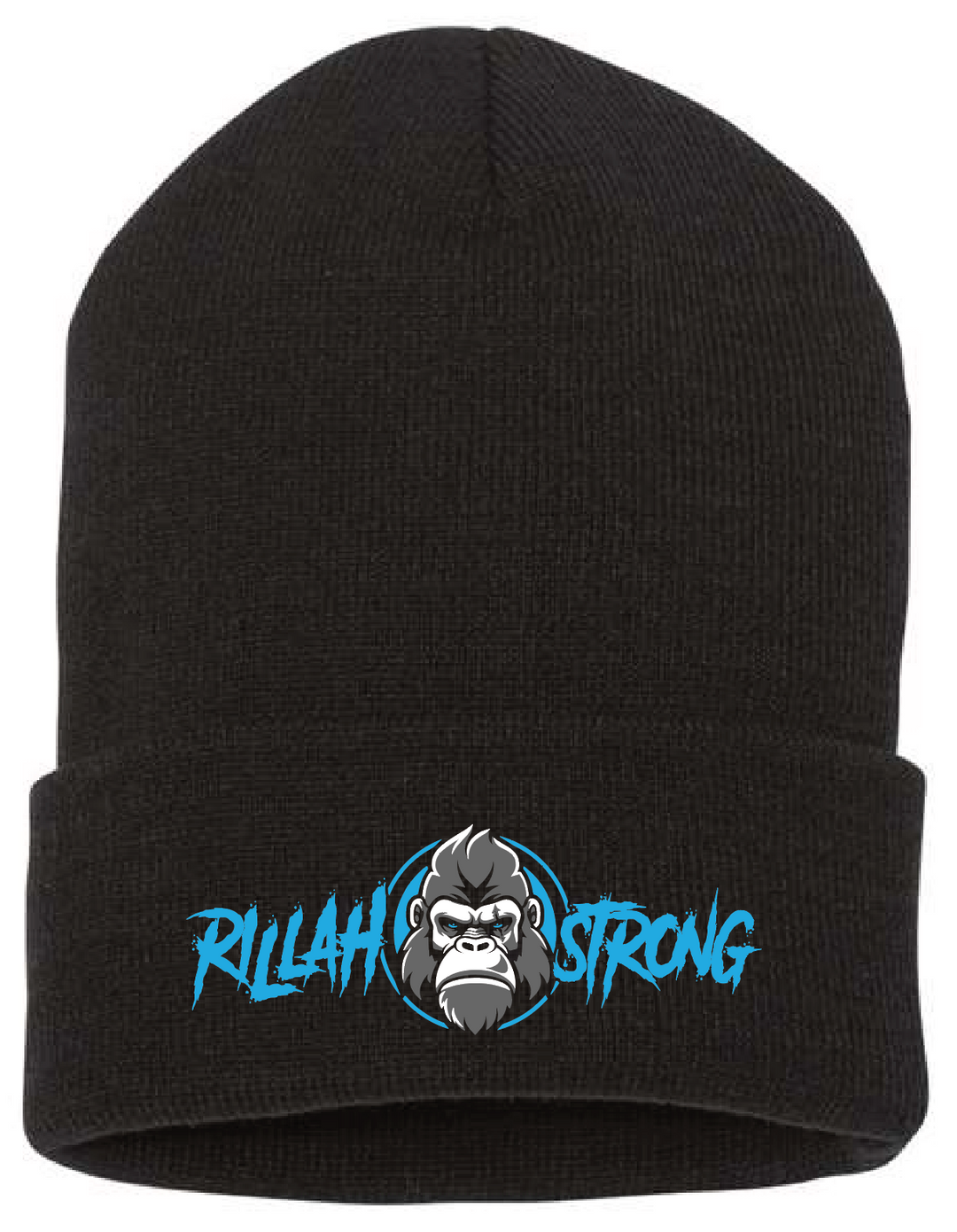Rillah Black Cuff Beanie