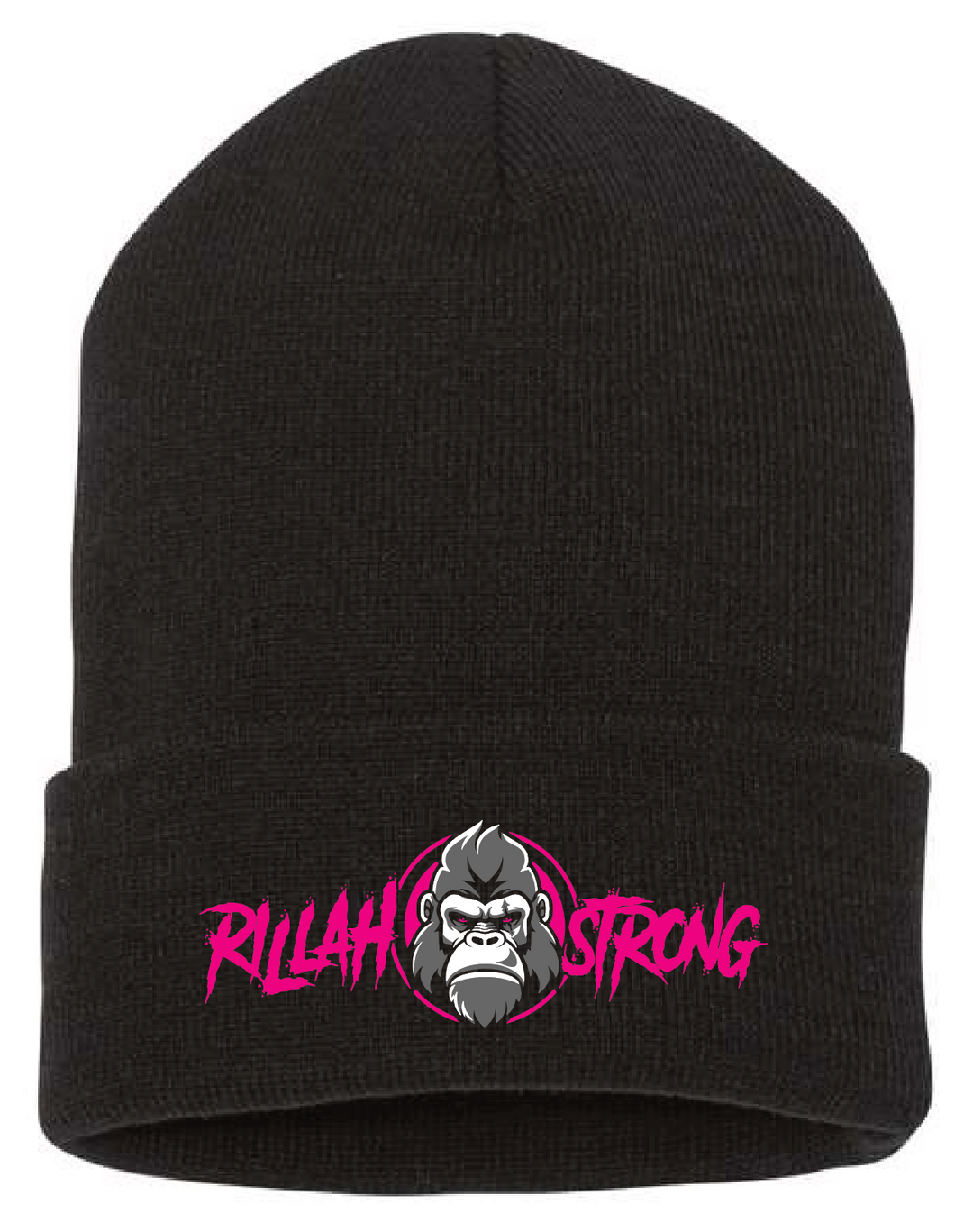Rillah Black Cuff Beanie