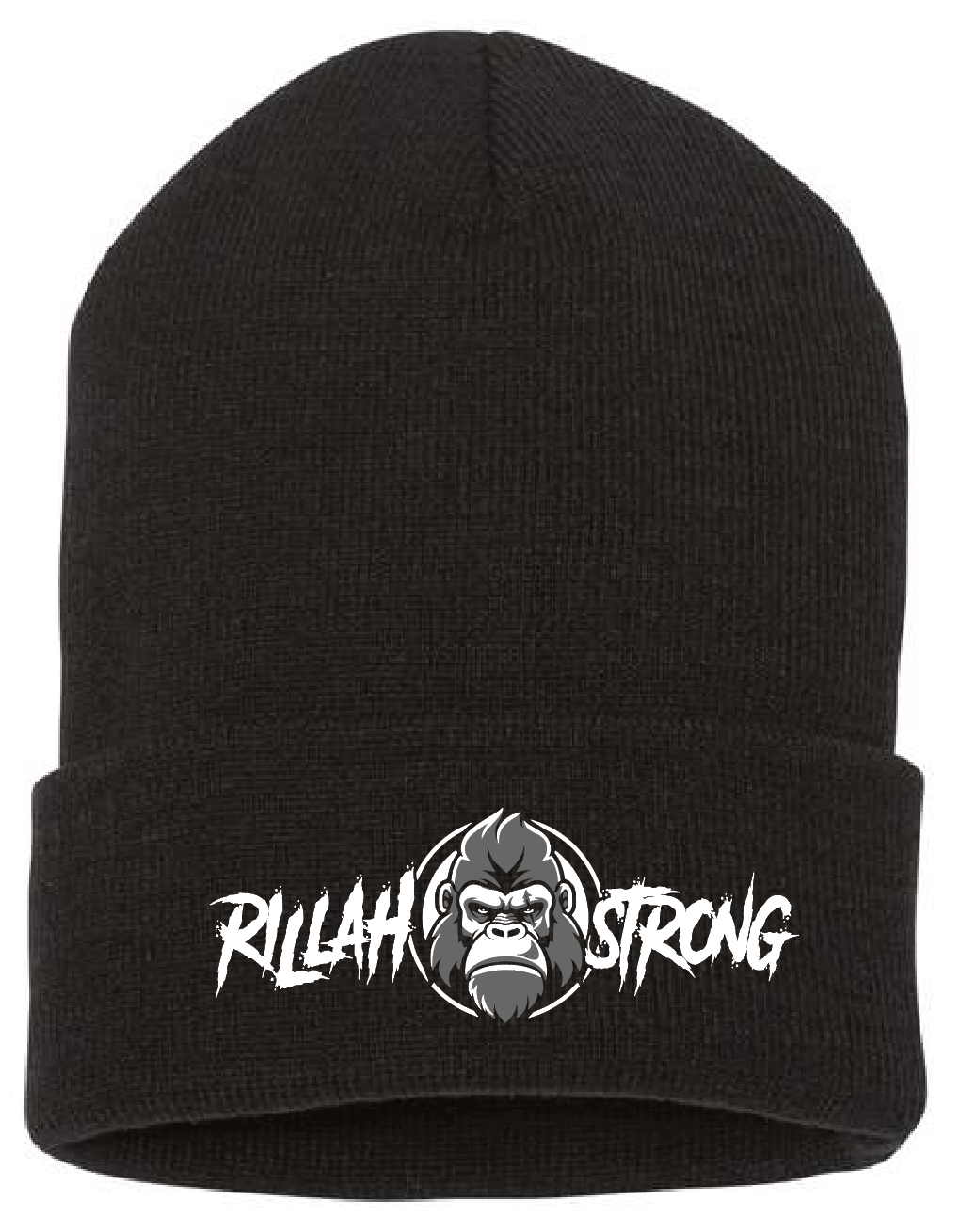 Rillah Black Cuff Beanie