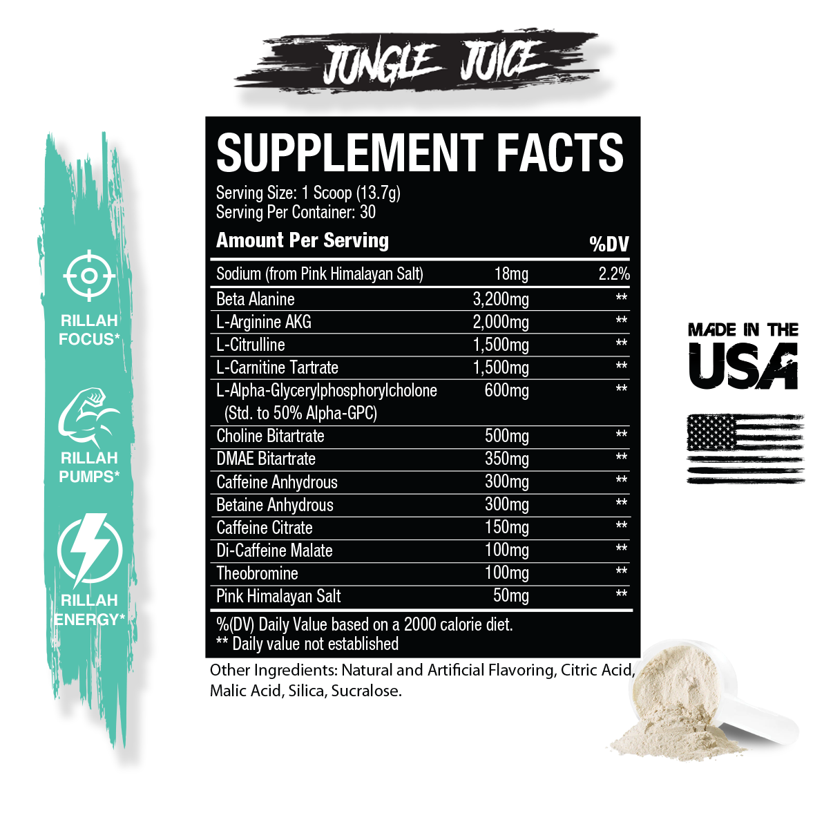 Jungle Juice Pre Workout - Artic Baha Blast - Limited Edition