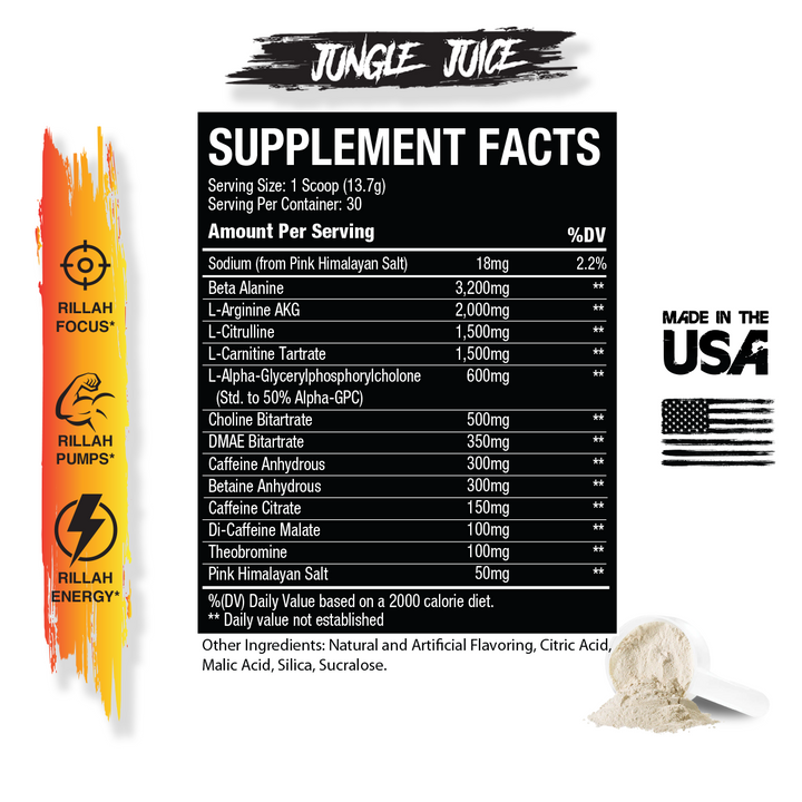 Jungle Juice Pre Workout - Sour Mango Pineapple