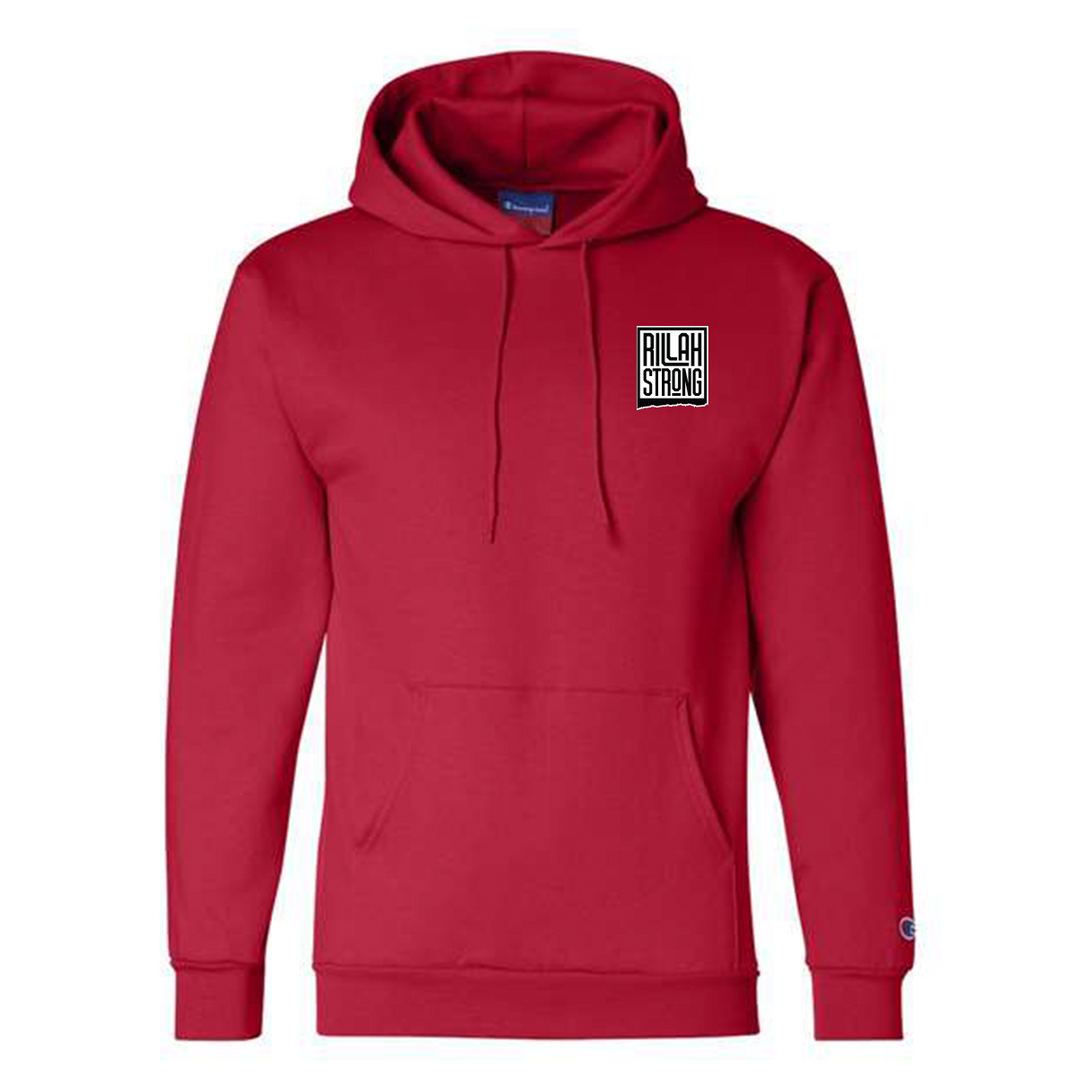 Rillah Strong Champion Hoodie Black,Red,Blue